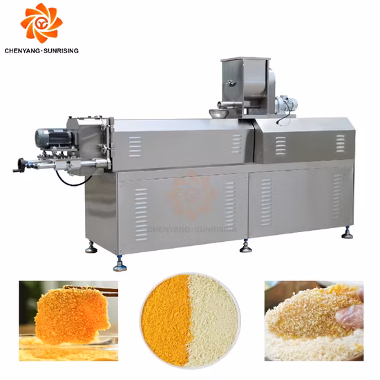 Customized Twin Screw Extruder Bread Crumb Machinery Line High Output Automatic Bread Crumb Processing Equipment Machine Production Line