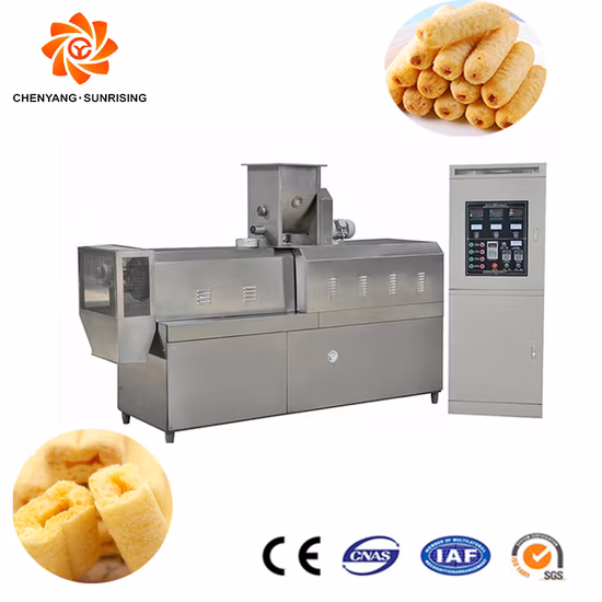 Core Filling Puff Extrusion Snack Food Machine Processing Line for Sale