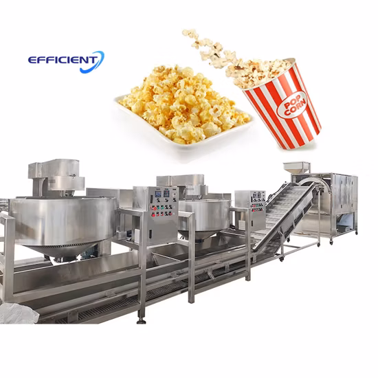 300kg/H Pop Corn Processing Line Popcorn Production Line