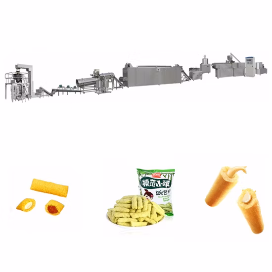 Multi-Function High Efficiency Core-Filling Puff Snack Processing Line
